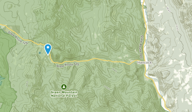 Hancock, Vermont Map
