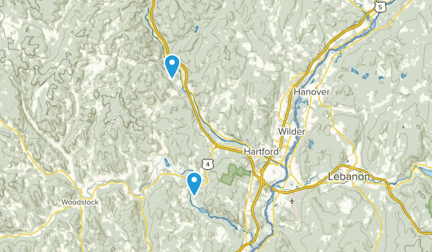 Hartford, Vermont Map