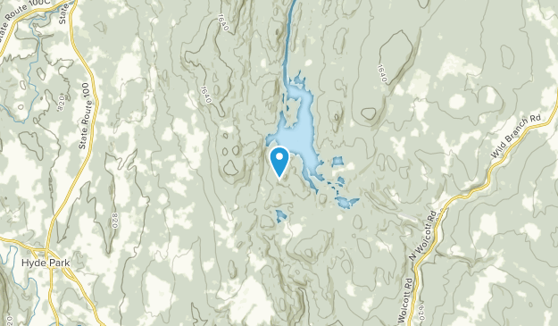 Hyde Park, Vermont Map