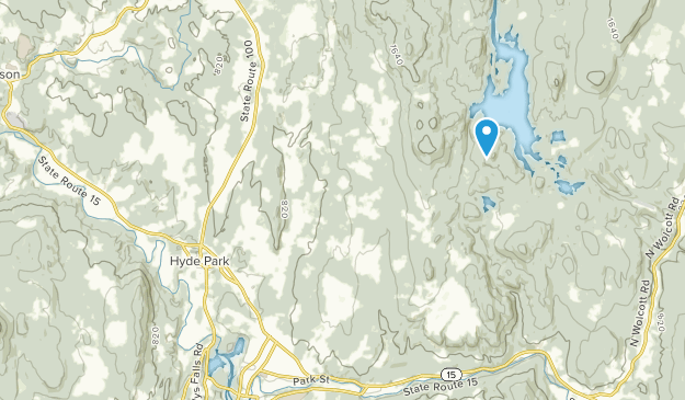Hyde Park, Vermont Map