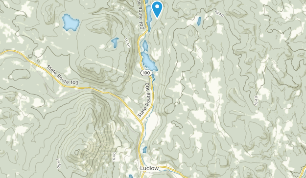 Ludlow, Vermont Map