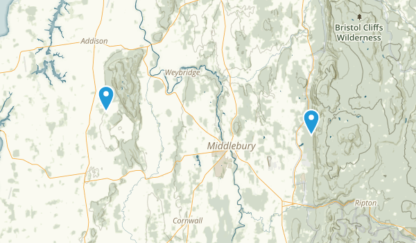 Middlebury, Vermont Map