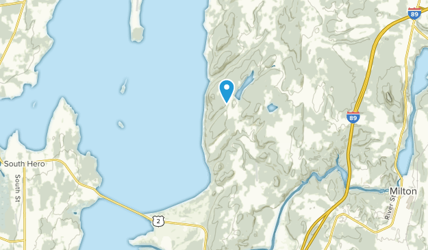 Milton, Vermont Map