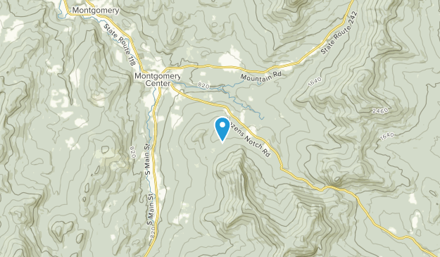 Montgomery Center, Vermont Map