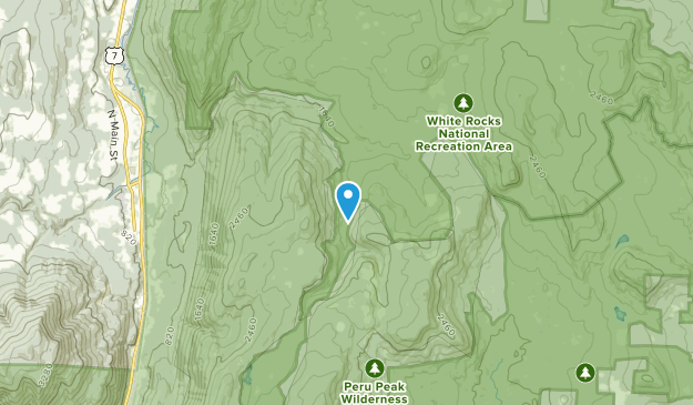 Mt Tabor, Vermont Map