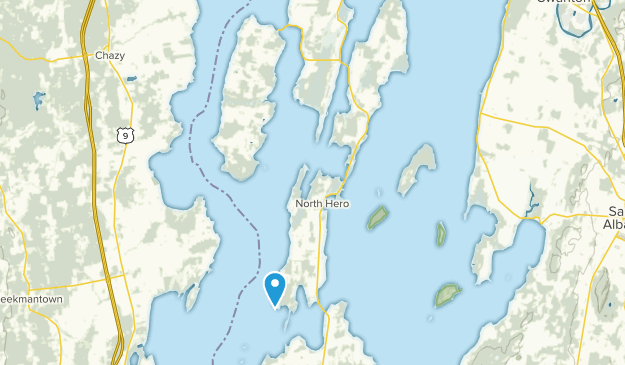North Hero, Vermont Map