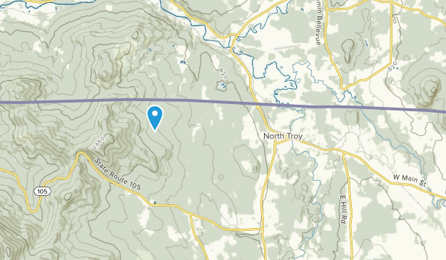 North Troy, Vermont Map