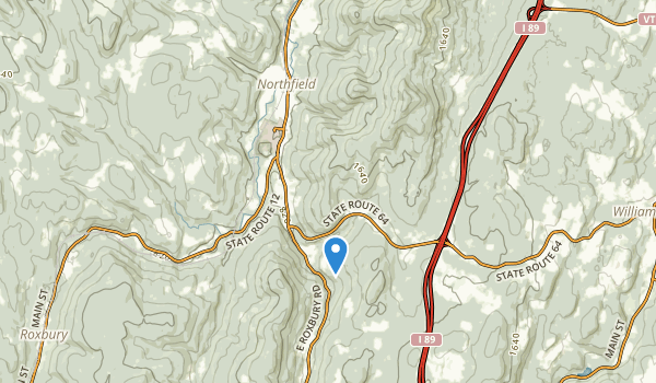 Northfield, Vermont Map