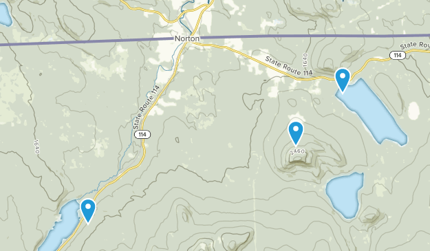 Norton, Vermont Map