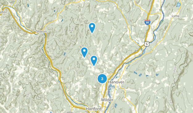 Norwich, Vermont Map