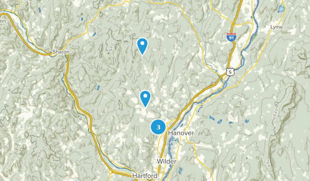 Norwich, Vermont Map