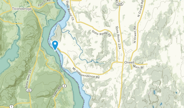 Orwell, Vermont Map