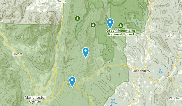 Peru, Vermont Map