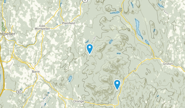 Plainfield, Vermont Map