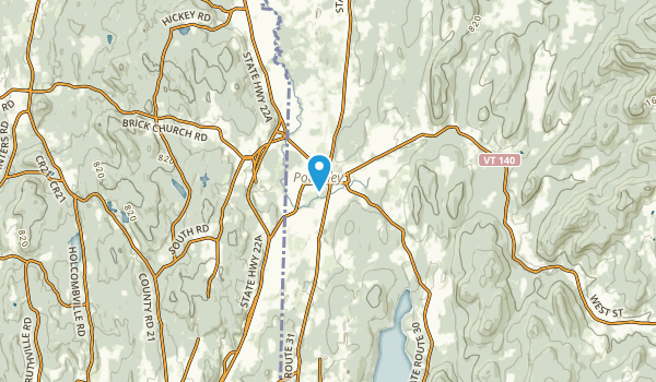 Poultney, Vermont Map