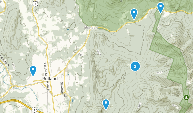 Rutland, Vermont Map