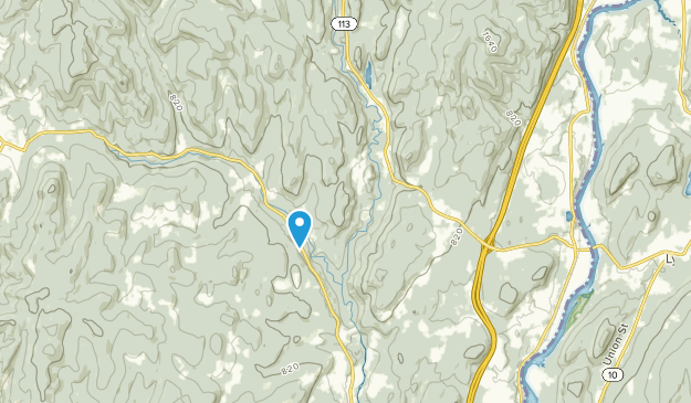 Thetford Center, Vermont Map