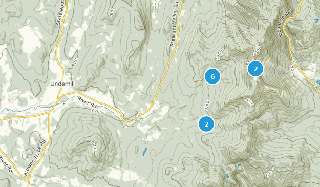 Underhill, Vermont Map