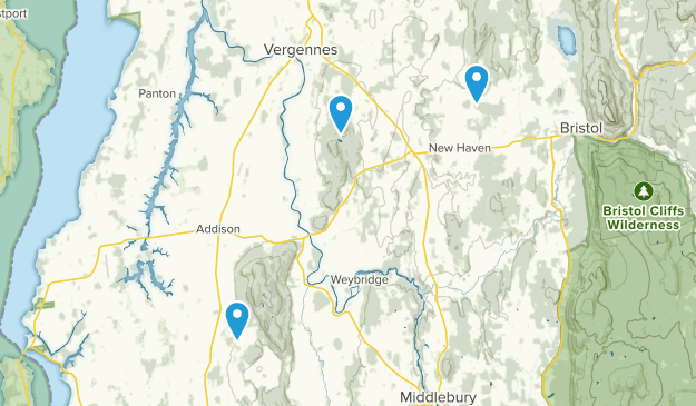 Vergennes, Vermont Map