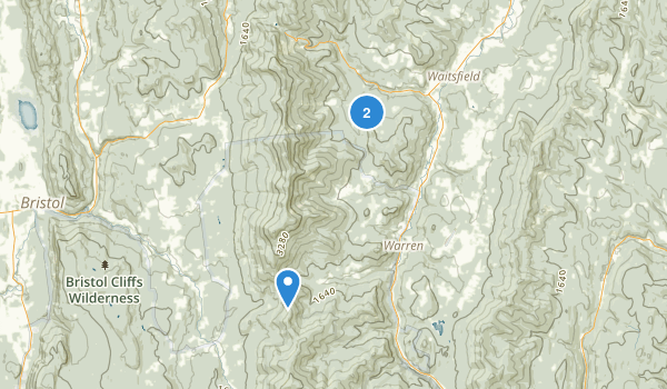 Waitsfield, Vermont Map
