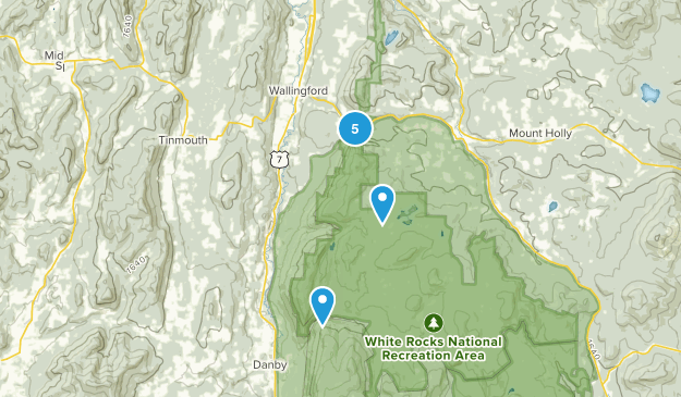 Wallingford, Vermont Map