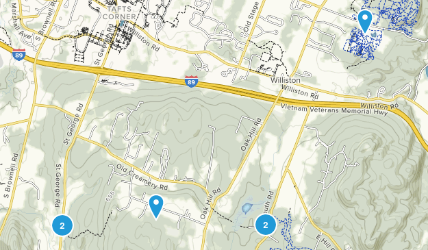 Williston, Vermont Map