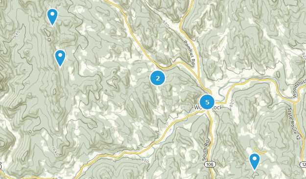 Woodstock, Vermont Map