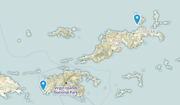 Cruz Bay, Virgin Islands Map