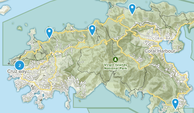 Leinster Bay, Saint John Map