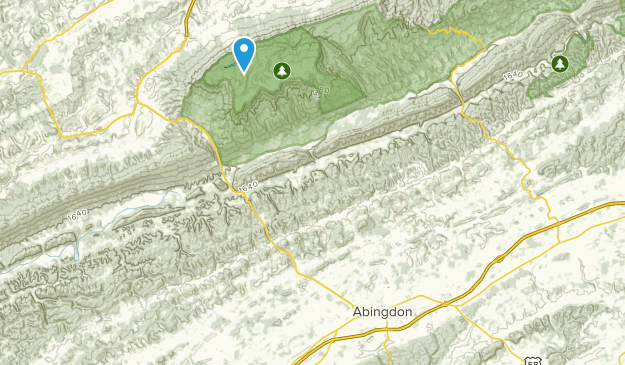 Abingdon, Virginia Map
