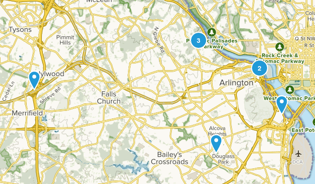 Arlington, Virginia Map