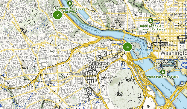 Arlington County, Virginia Map
