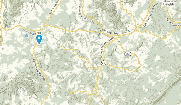Arrington, Virginie Map