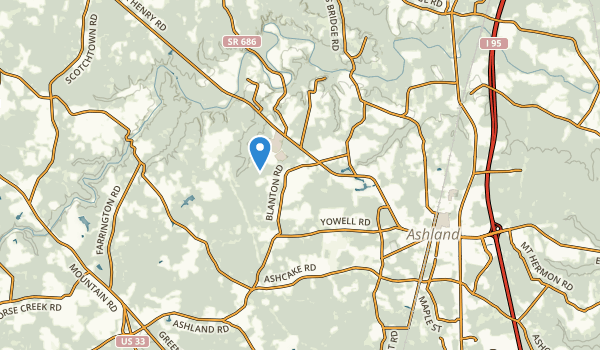 Ashland, Virginia Map