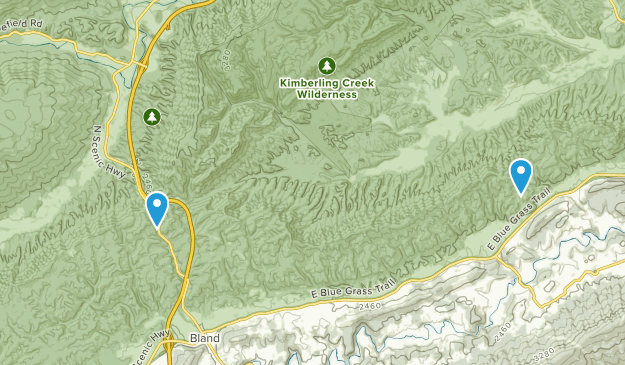 Bastian, Virginie Map