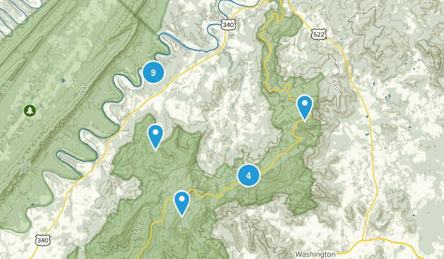 Bentonville, Virginia Map