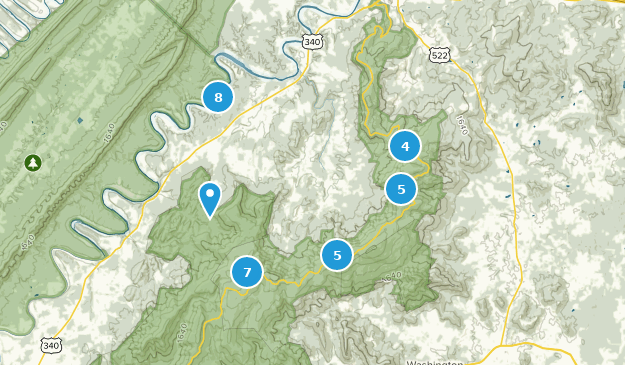 Bentonville, Virginia Map