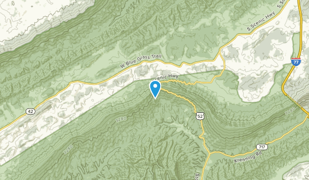 Bland, Virginia Map