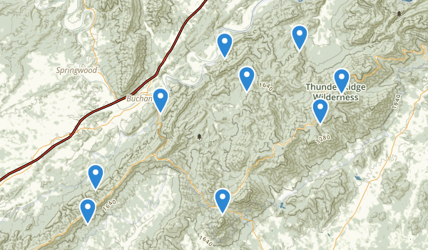 Buchanan, Virginia Map