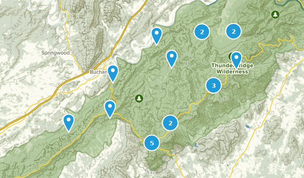 Buchanan, Virginia Map