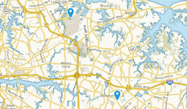 Camellia Shores, Virginia Map