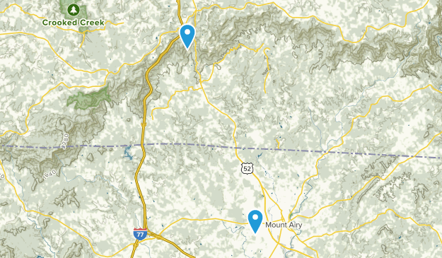 Cana, Virginia Map