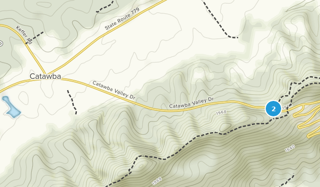 Catawba, Virginia Map
