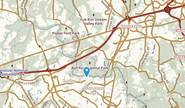 Centreville, Virginia Map