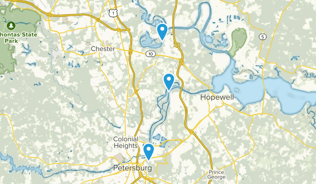 Chester, Virginia Map
