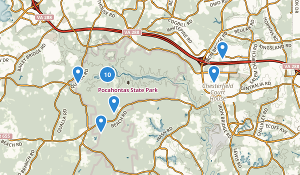 Chesterfield, Virginia Map