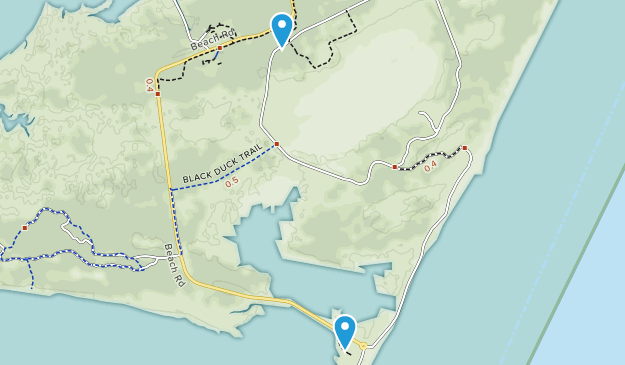 Chincoteague Island, Virginia Map