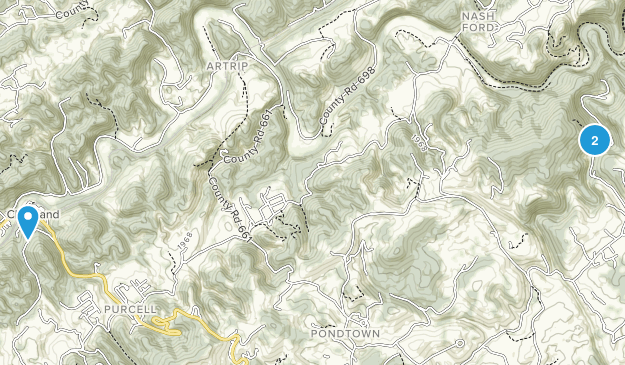 Cleveland, Virginia Map