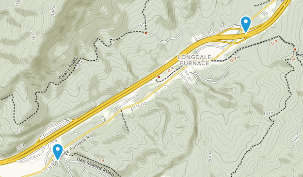 Clifton Forge, Virginia Map
