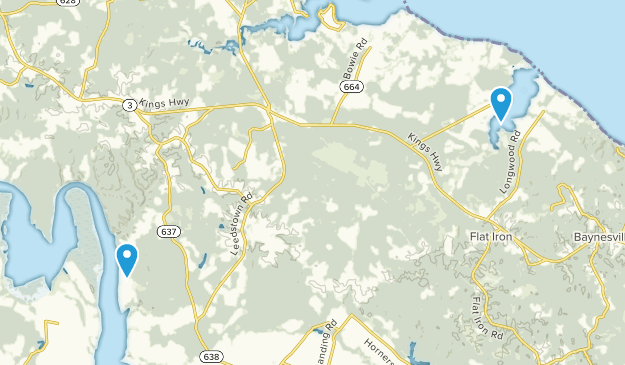 Colonial Beach, Virginia Map